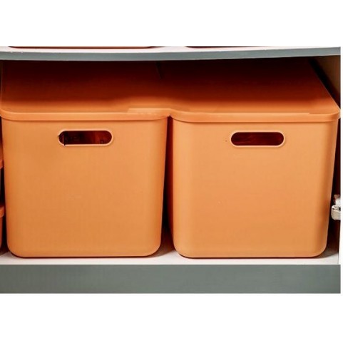 Twilight Orange Storage Box with Lids