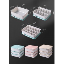 Underwear Socks Organizer Box with Lids