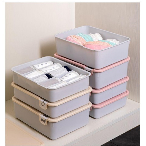 Underwear Socks Organizer Box with Lids