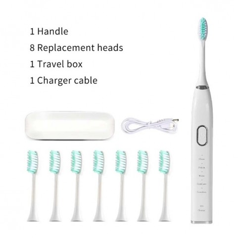  IPX7 Acoustic Electric Toothbrush