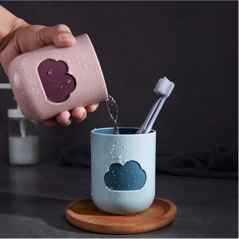 4 Pieces Clouds Tooth Mug