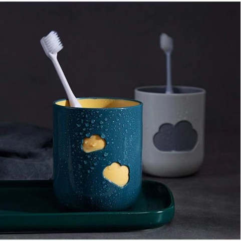 4 Pieces Clouds Tooth Mug