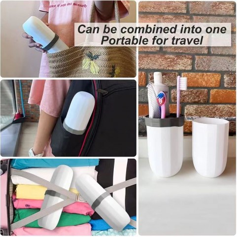  Portable Toothbrush Cup