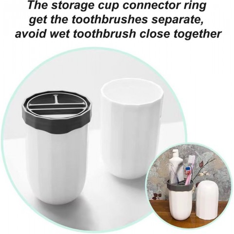  Portable Toothbrush Cup