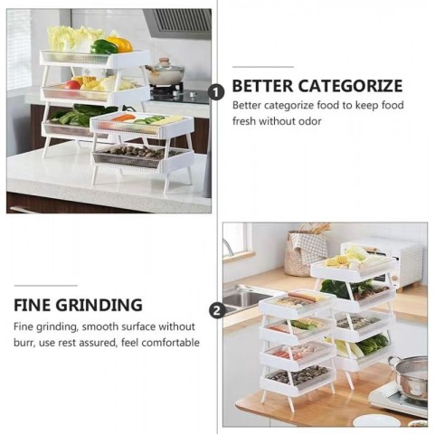 Kitchen Multi Layer Shelf(3 pack)