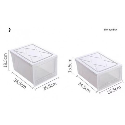 Stackable Shoe Boxes(4pack)